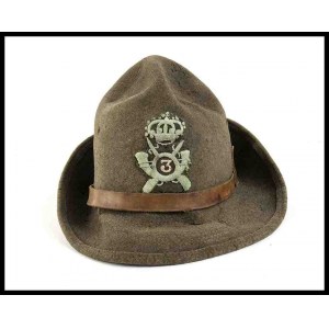 ITALY, Kingdom Alpine hat of the 3rd Regiment, m.909