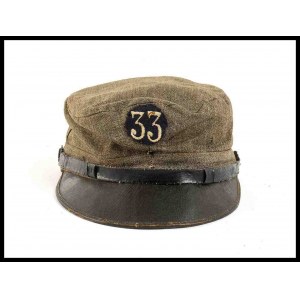 ITALY, Kingdom Great War Troop fatigue cap of the 33rd Regiment. Infantry