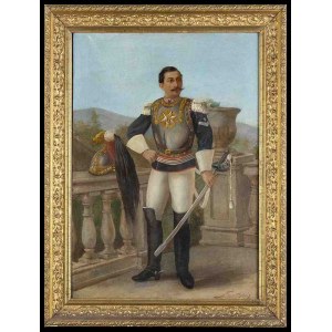 ITALY, Kingdom Portrait of Umberto's cuirassier