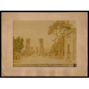 ITALY, Kingdom Photograph of the bridge over the Garigliano, 7th Bersaglieri battalion 1860