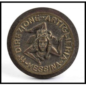 ITALY, Kingdom Plaque 11th MESSINA ARTILLERY DIRECTION