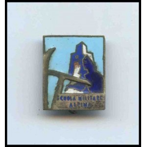 ITALY, Kingdom Alpine military school badge