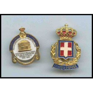 ITALY, Republic Lot of two Honor guard badges