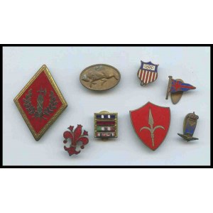 VARIOUS STATES Lot of 8 badges
