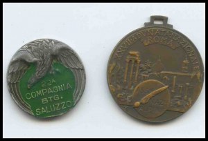 ITALY Alpine medal and badges