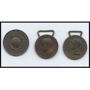 ITALY Lot of three medals