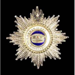 ITALY, Kingdom Order of the Crown, Grand Cross Plaque