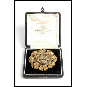 ITALY, Kingdom Plaque of the Order of SS. Announced