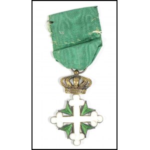 ITALY, Kingdom Order of SS Maurice and Lazarus, Official Knight Insignia