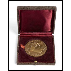 ITALY, Kingdom Commemorative bronze medal of the decennial aerial crossing