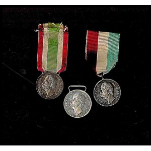 ITALY, Kingdom Lot of 3 medals, Umberto I