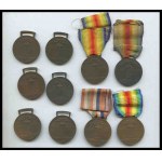 ITALY, Kingdom Lot of 10 Inter-Allied medals