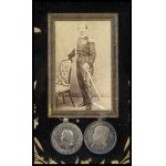 ITALY, Kingdom Lot of one photo and two CCRR medals