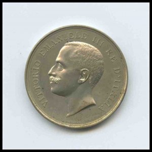 ITALY, Kingdom Vittorio Emanuele III commemorative medal, public education