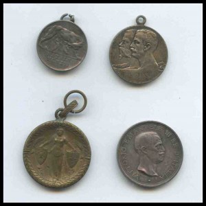 ITALY, Kingdom Lot of 4 medals