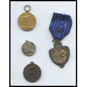 ITALY, Kingdom Lot of 4 sports medals