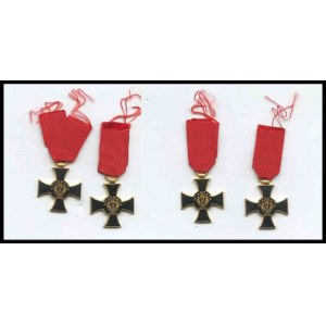 ITALY, Kingdom Lot of 4 miniatures of the cross of the 11th army
