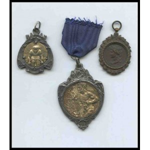 ITALY, Kingdom Lot of 3 sports medals