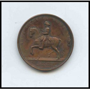 ITALY, Kingdom Vittorio Emanuele I medal to the noble guard on horseback
