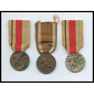 ITALY, Kingdom Lot of 3 medals, Artillery Gathering