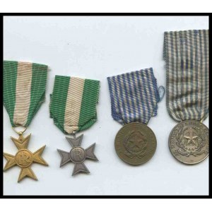 ITALY, Republic Lot of 2 medals and 2 crosses