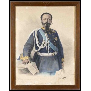 ITALY, Kingdom Portrait of Victor Emmanuel II