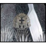 ITALY, Kingdom Crystal bottle with state coat of arms
