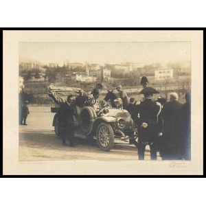 ITALY, Kingdom Photo of Queen Margherita in the car