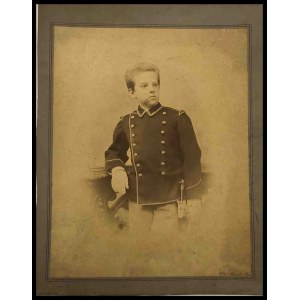ITALY, Kingdom Large photo of Vittorio Emanuele III in student uniform