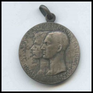 ITALY, Kingdom Wedding medal Umberto of Savoy and Maria José of Belgium