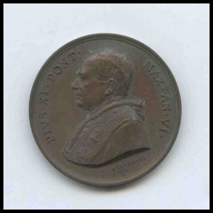 Pius XI Commemorative Medal