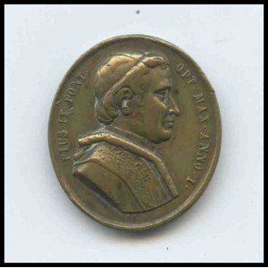 Pius IX Medal, Customs Agreements