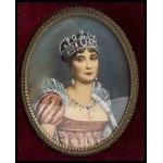 ITALY, early 19th century Miniature portrait of Josephine Bonaparte