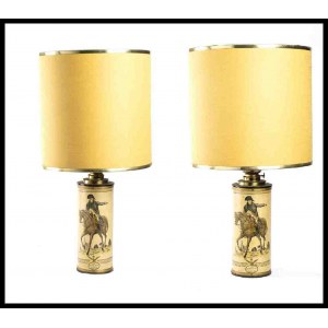 FRANCE, mid 20th century Two lamps
