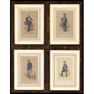 ITALY, Kingdom Lot of 4 portraits of characters from the Risorgimento