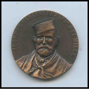 ITALY, Kingdom Giuseppe Garibaldi Medal 2010 150th OF THE THOUSAND