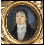 Miniature portrait of young man