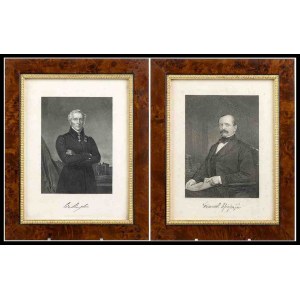 Lot of two portraits: Sir Arthur Wellesley, 1st Duke of Wellington and Otto von Bismarck