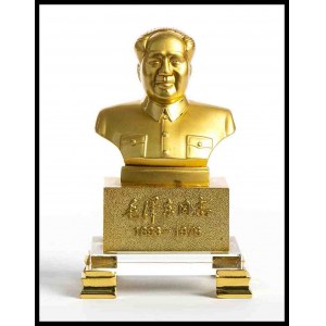 CHINA Small bust of Mao Zedong
