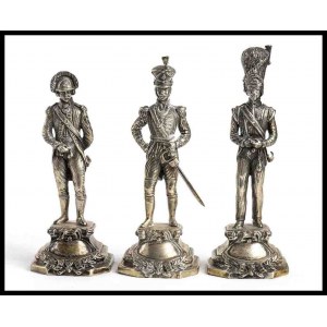 ITALY Lot of three figures of soldiers
