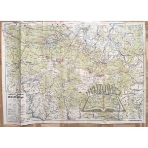 (KARKONOSES). Meinhold's Wanderkarte vom Riesengebirge.
