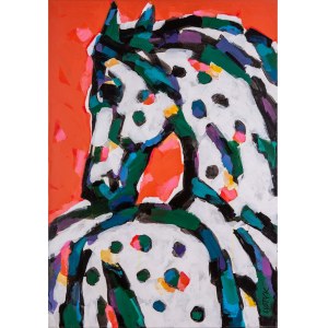 Boguslaw LUSTYK (b. 1940), Paint Horse; 2015
