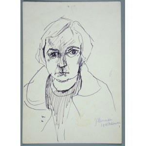 Janina MUSZANKA-ŁAKOMSKA (1920-1982), Autoportret, 1982