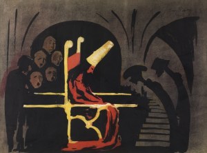 Karol FRYCZ (1877-1963), Król w podziemiach ze sztuki Jerzego Żuławskiego „Eros i Psyche”, [1904]