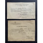 Officer Communications School. Private album and documents. Zgierz. Sieradz [1951].
