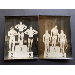 CULTURISTS. MAJCHRZAK Witold, Competitions of the Silesian Land. Set of 11 photographs.