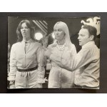 ABBA. Satz von 3 Fotos vom Besuch der Musikgruppe ABBA in Polen. Warschau [1976].