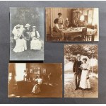 Set of 4 photo postcards. [Early 20th century]