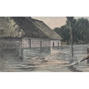 KAMIONACZ. Flood in Kamionacz on the Warta River on July 12, 1903.