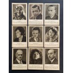 LITERATIVES. Contemporary Polish writers. Series II. Set of 9 postcards [1933].